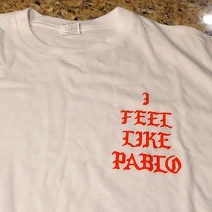 New I feel Like Pablo t shirt that was not big enough for me in white.